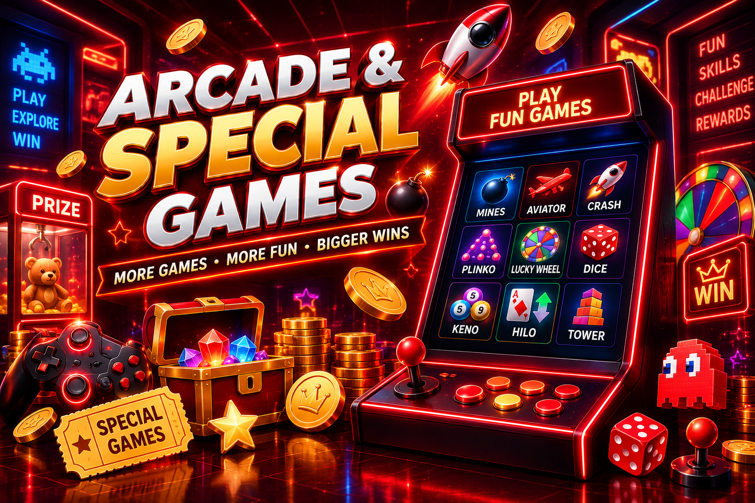 ok win Arcade & Special Games